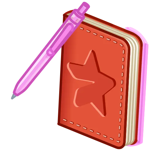 💎 Стикер «Star Notepad» для Telegram