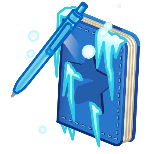 💎 Стикер «Star Notepad» для Telegram