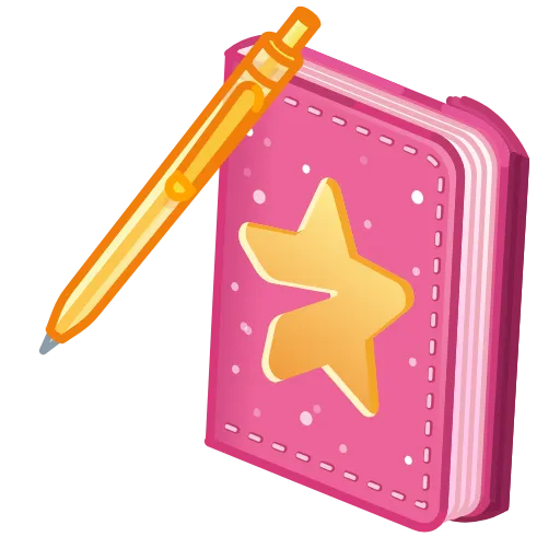 💎 Стикер «Star Notepad» для Telegram