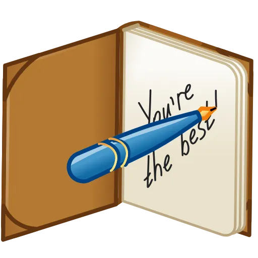 💎 Стикер «Star Notepad» для Telegram