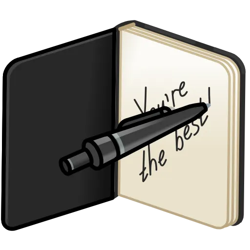 💎 Стикер «Star Notepad» для Telegram
