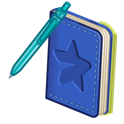 🗒 Эмодзи «Star Notepad» для Telegram