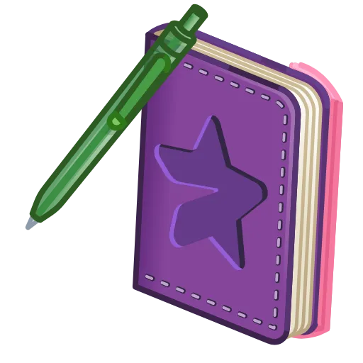 🗒 Эмодзи «Star Notepad» для Telegram