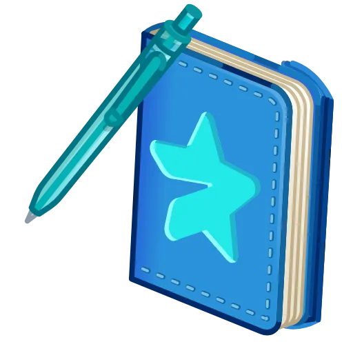 🗒 Эмодзи «Star Notepad» для Telegram