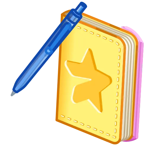 🗒 Эмодзи «Star Notepad» для Telegram