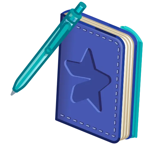 🗒 Эмодзи «Star Notepad» для Telegram