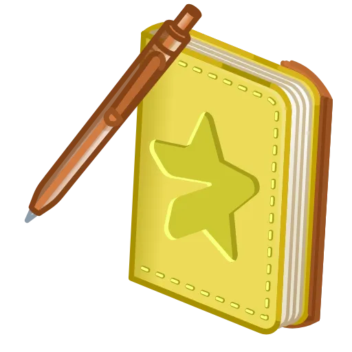 🗒 Эмодзи «Star Notepad» для Telegram
