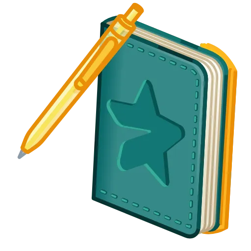 🗒 Эмодзи «Star Notepad» для Telegram
