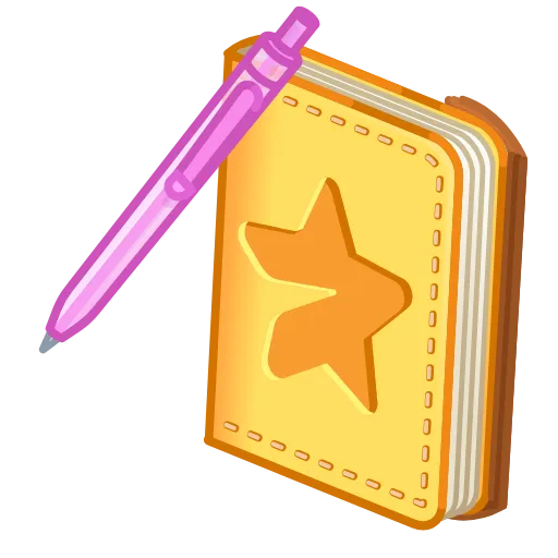 🗒 Эмодзи «Star Notepad» для Telegram