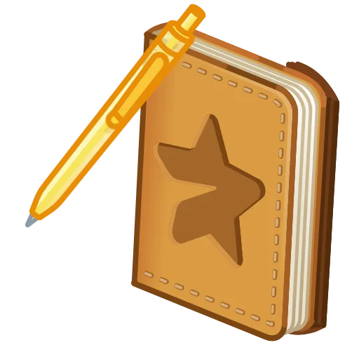 🗒 Эмодзи «Star Notepad» для Telegram