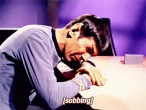 😭 Стикер «Star Trek» для Telegram
