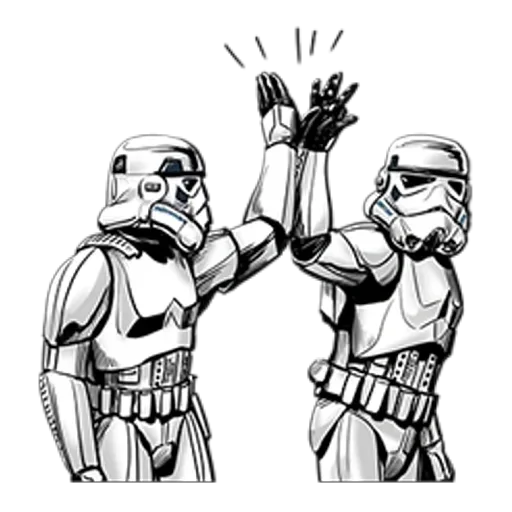 🤝 Стикер «Star Wars Галактическая Империя» для Telegram