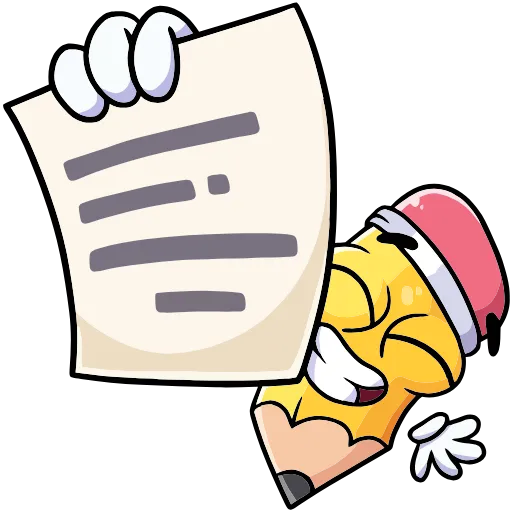 👍 Эмодзи «Канцелярики» для Telegram