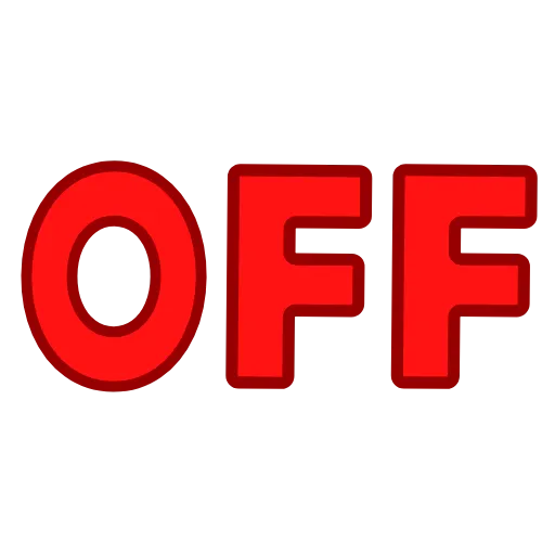 📴 Эмодзи «status #color #foradmins» для Telegram