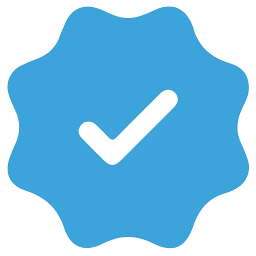 🔵 Эмодзи «Verified Sign» для Telegram