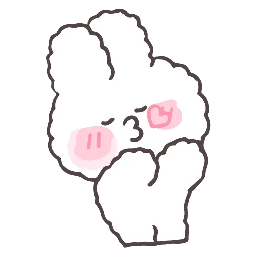 😙 Стикер «tiny bunny stickers» для Telegram