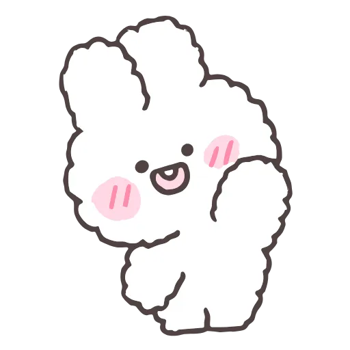 👋 Стикер «tiny bunny stickers» для Telegram