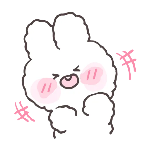 😆 Стикер «tiny bunny stickers» для Telegram