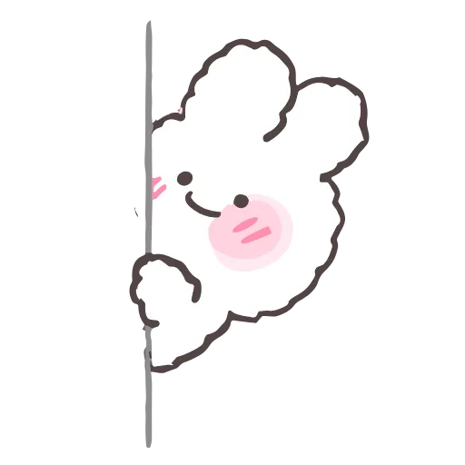 😏 Стикер «tiny bunny stickers» для Telegram