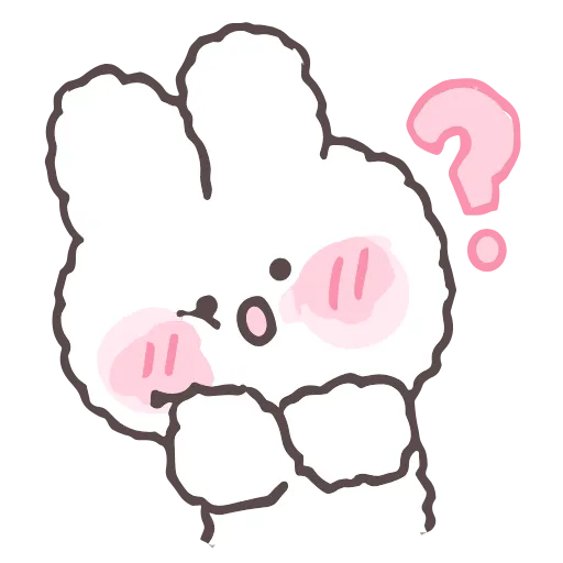 🤨 Стикер «tiny bunny stickers» для Telegram