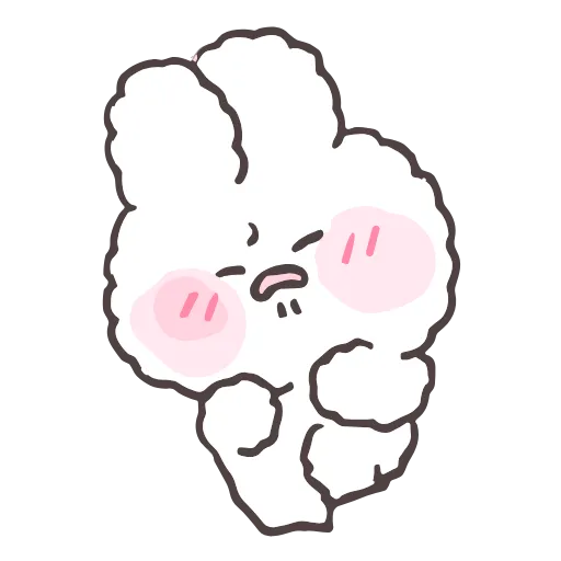 😩 Стикер «tiny bunny stickers» для Telegram