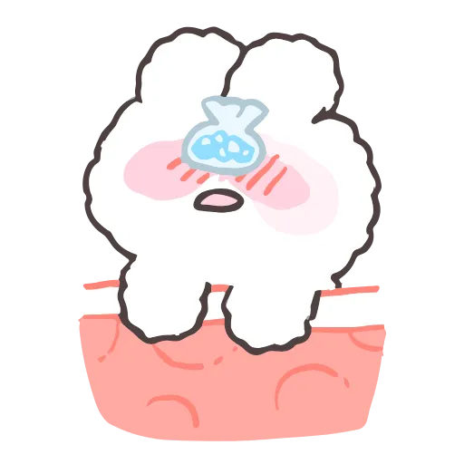 🧊 Стикер «tiny bunny stickers» для Telegram