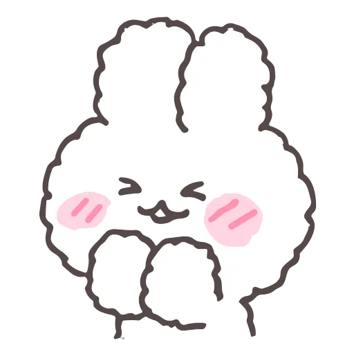 ☺️ Стикер «tiny bunny stickers» для Telegram