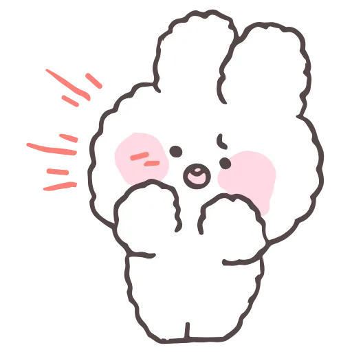 🤨 Стикер «tiny bunny stickers» для Telegram