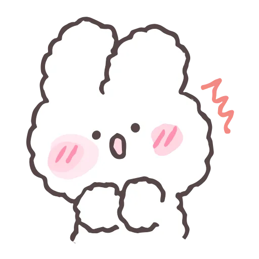 😮 Стикер «tiny bunny stickers» для Telegram
