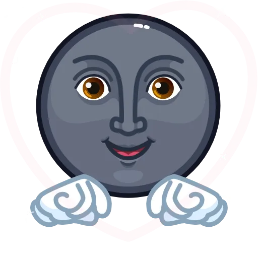 🥰 Стикер «Stealth Moon» для Telegram
