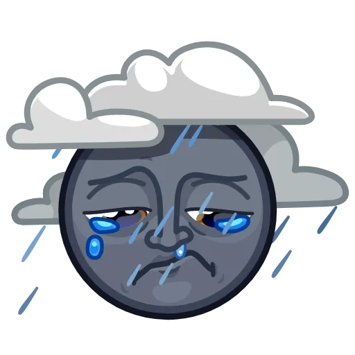😭 Стикер «Stealth Moon» для Telegram
