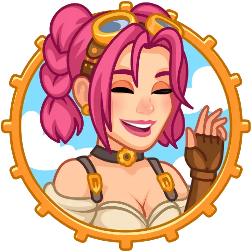 👋 Стикер «Steamy Julia» для Telegram