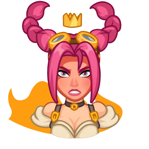 👿 Стикер «Steamy Julia» для Telegram
