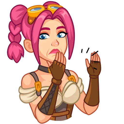 👏 Стикер «Steamy Julia» для Telegram