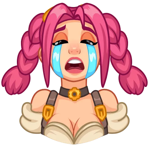 😭 Эмодзи «Steamy Julia» для Telegram