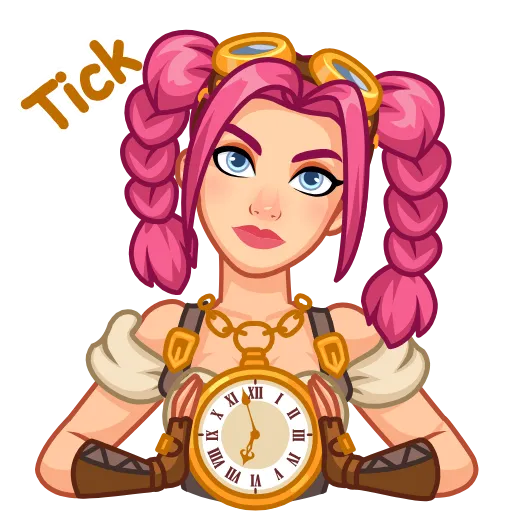 🕒 Эмодзи «Steamy Julia» для Telegram