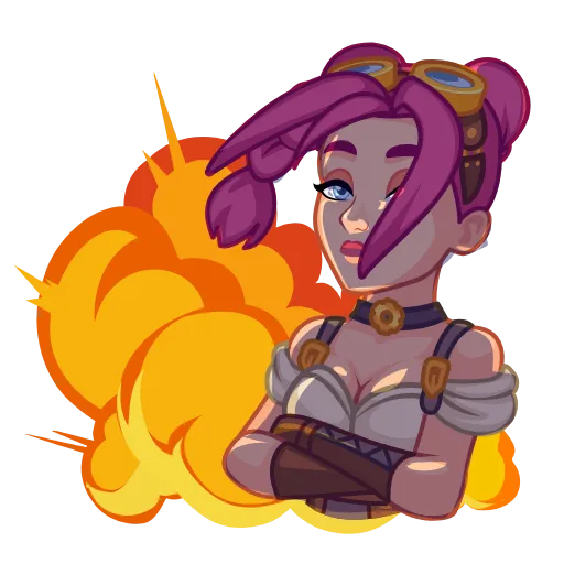 💥 Эмодзи «Steamy Julia» для Telegram