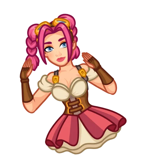 🤖 Эмодзи «Steamy Julia» для Telegram