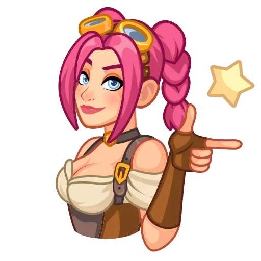 😉 Эмодзи «Steamy Julia» для Telegram