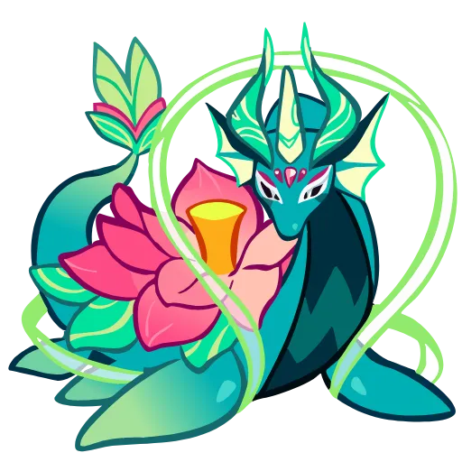 🤩 Стикер «Lotus Dragon Cookie» для Telegram
