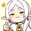 👍 Эмодзи «Chibi Frieren» для Telegram