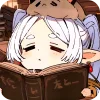 😞 Эмодзи «Chibi Frieren» для Telegram