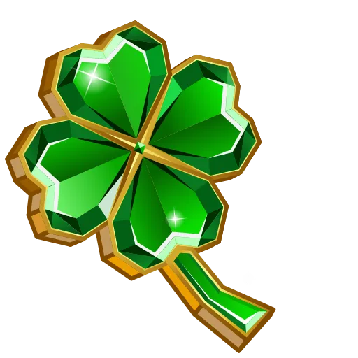 Эмодзи Clover Pin для Telegram — скачать