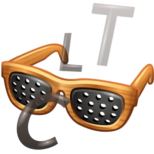 🕶 Эмодзи «Durov&;s Glasses - очки из нфт подарков» для Telegram