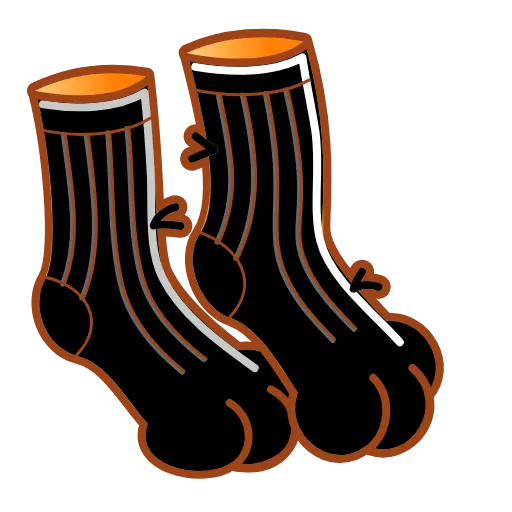 🧦 Эмодзи «Fresh Socks» для Telegram