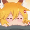😩 Эмодзи «⠀ ⠀ ⠀ Fox senko san» для Telegram