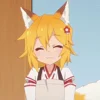 😀 Эмодзи «⠀ ⠀ ⠀ Fox senko san» для Telegram