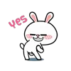 👍 Эмодзи «Hyper Rabbit» для Telegram