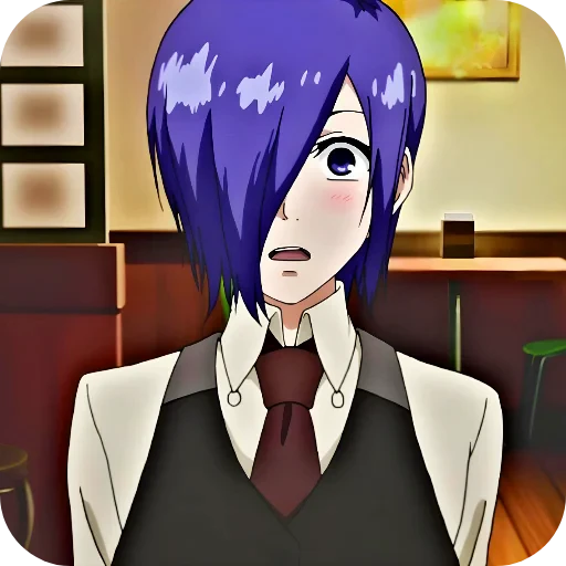 😨 Стикер «Kaneki Touka» для Telegram