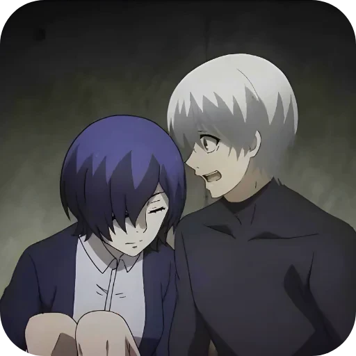 ❤ Стикер «Kaneki Touka» для Telegram